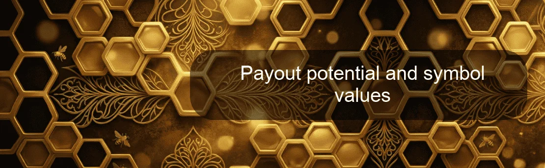 Payout potential and symbol values Payout potential and symbol values